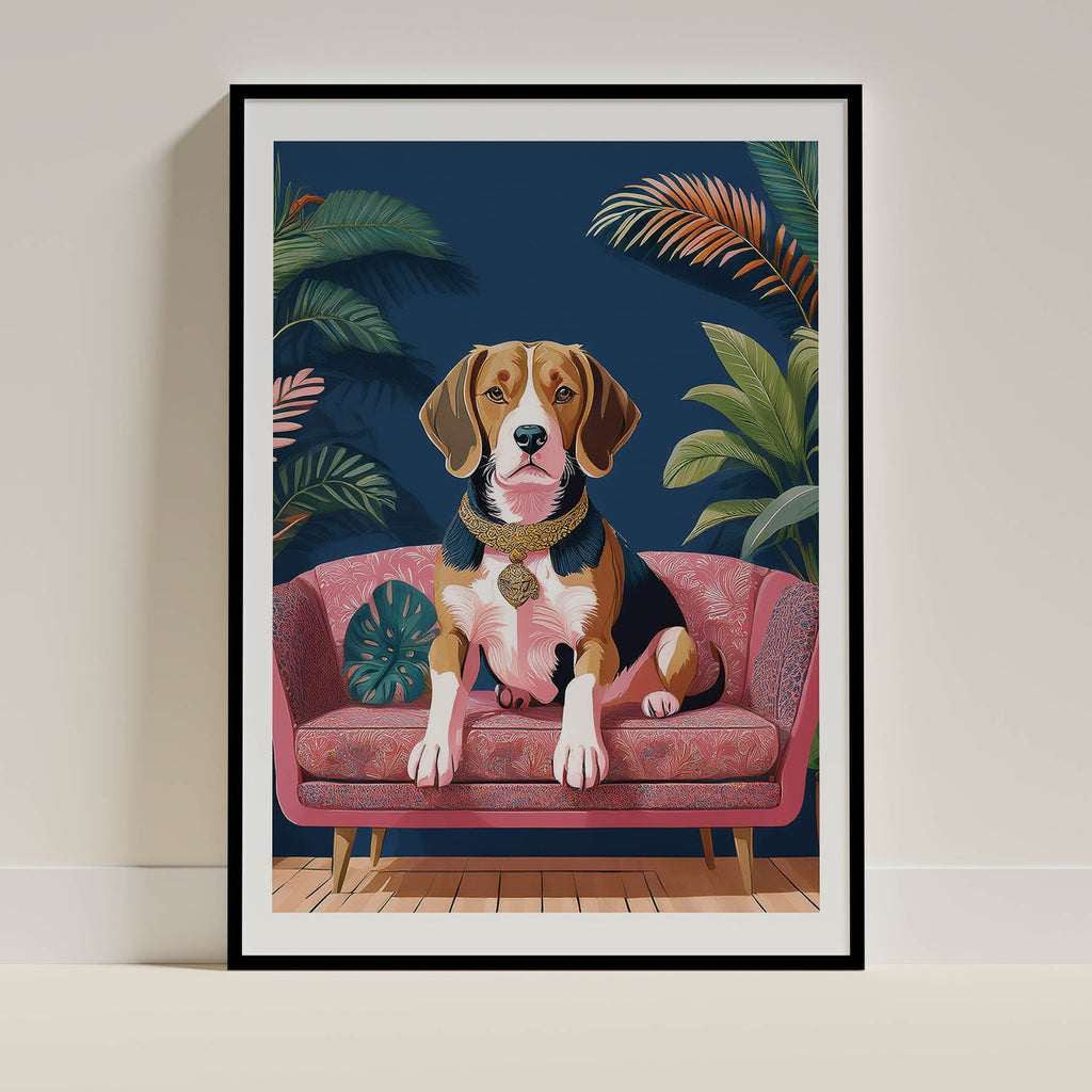 Beagle Just Lounging Around image 0