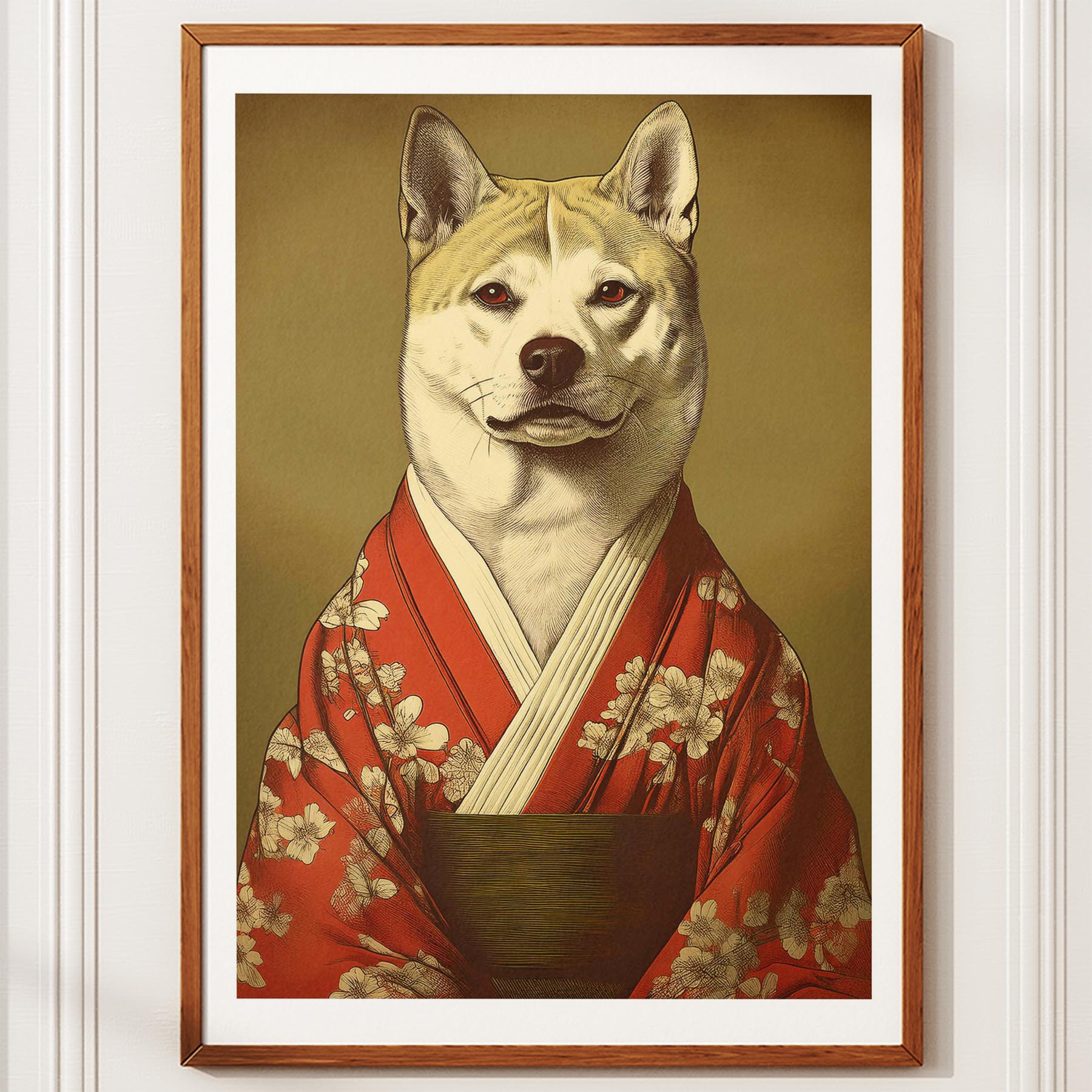 Akita Inu Japanse Kimono Dog Series image 10