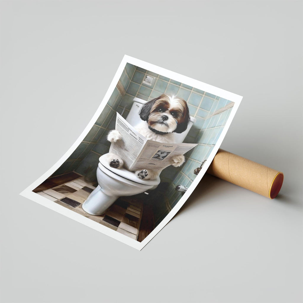 Shih Tzu Toilet Humour Dog Series 1 image 6