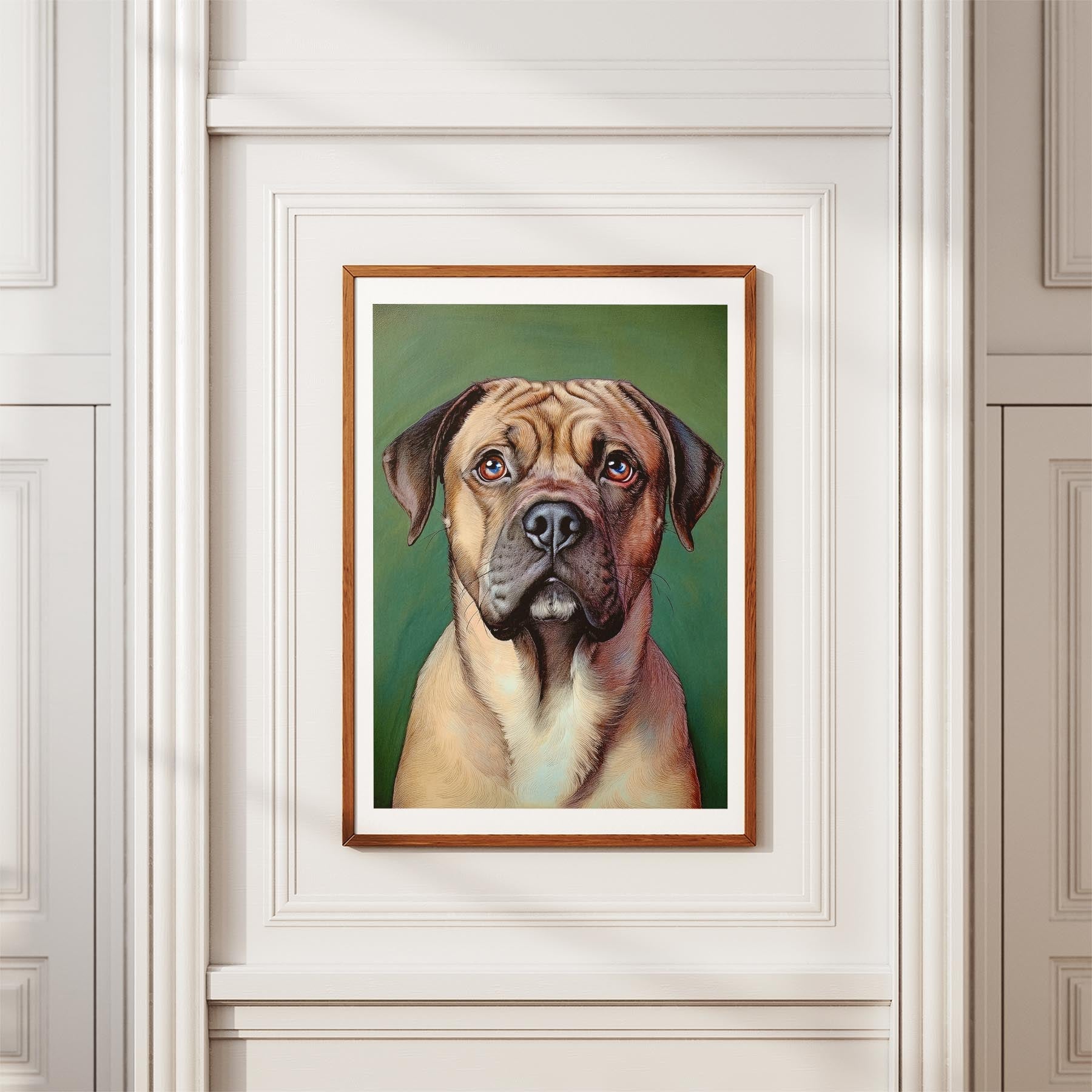Dogue de Bordeaux Green Painted Series image 3