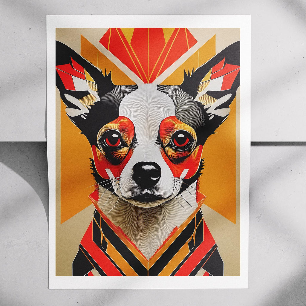 Chihuahua Geometric Orange Series image 7