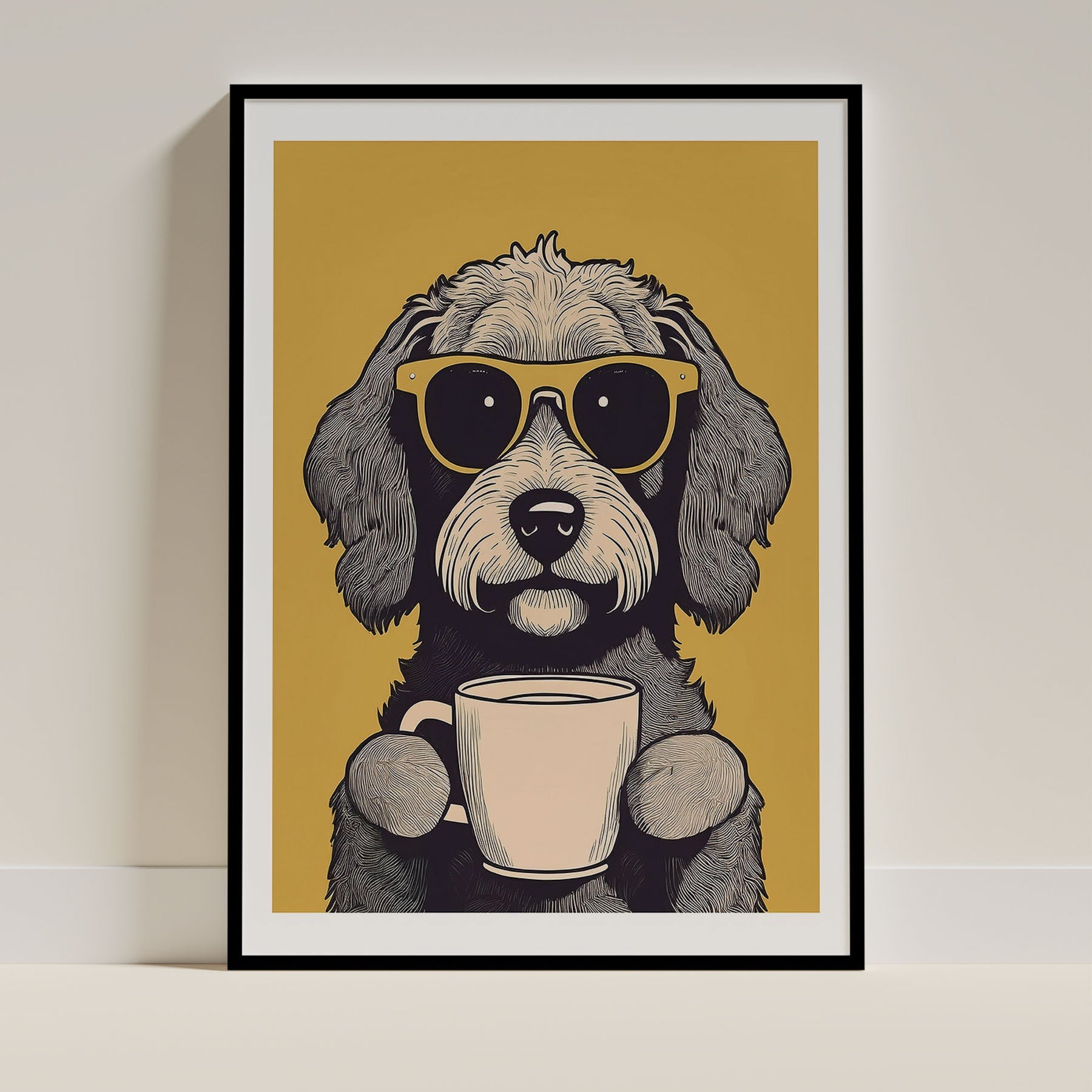 Cockapoo Chillin Coffee Dog image 0