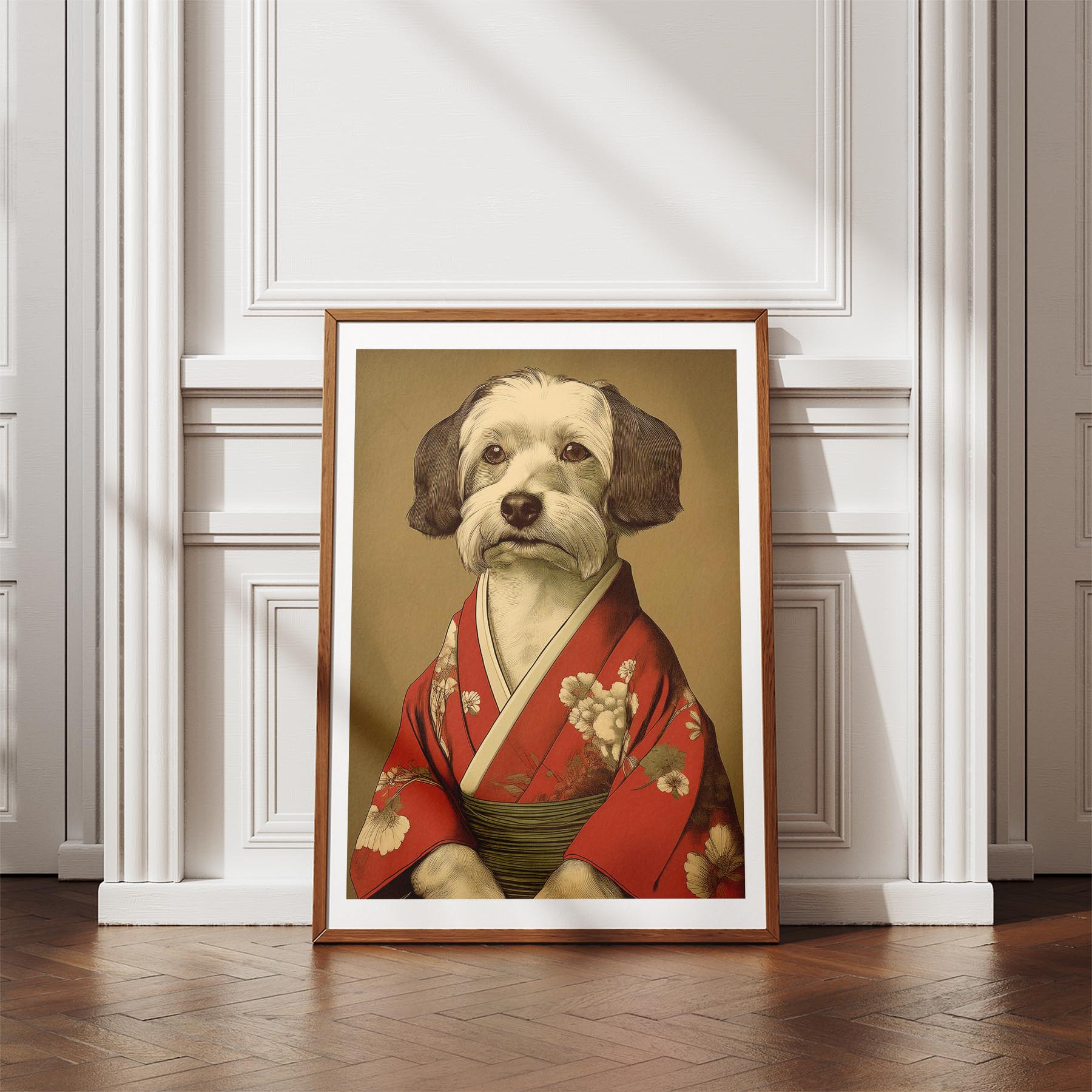 Australian Silky Terrier Japanse Kimono Dog Series image 4