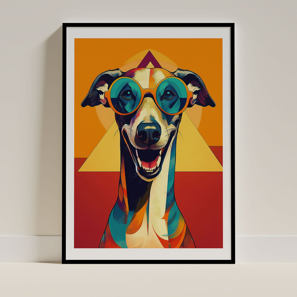 Greyhound In Colourful Sunnies 1 image 0