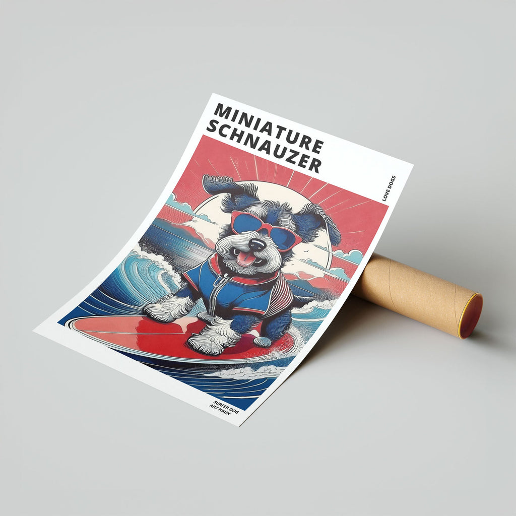 Miniature Schnauzer Hokosai Surfer Dogs 1 image 7