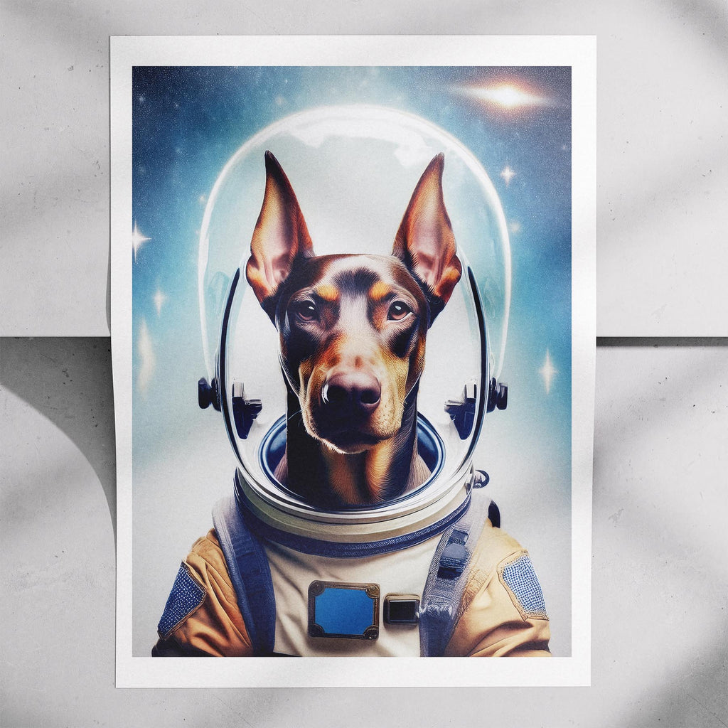 Doberman Astronaut Dog Series image 7