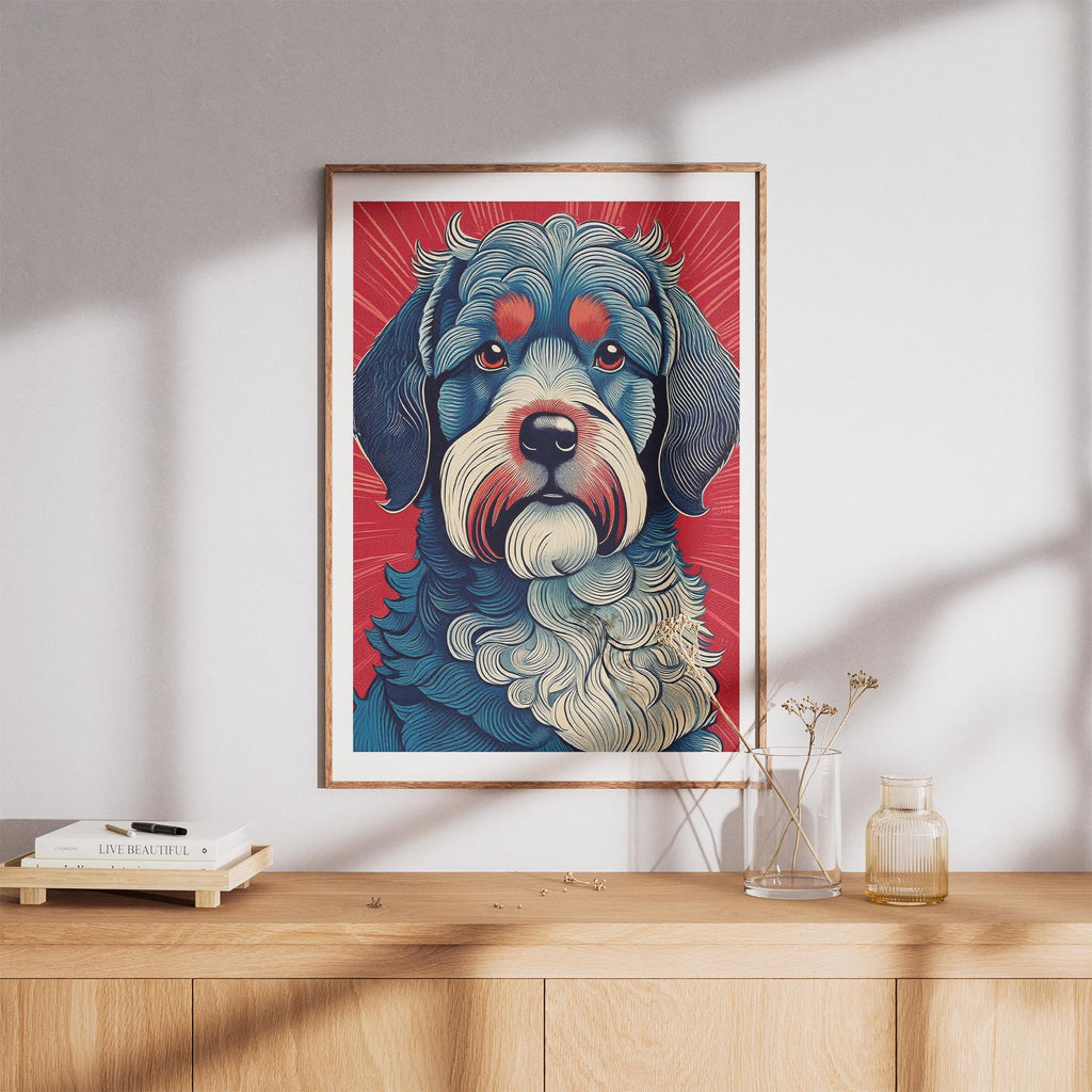 Cavoodle Hokusai Japanese Inspired Dog Series 6 image 8