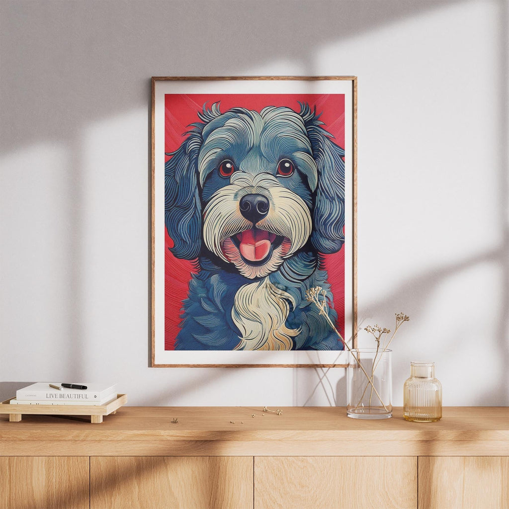 Havanese Hokusai Japanese Inspired Dog Series image 8