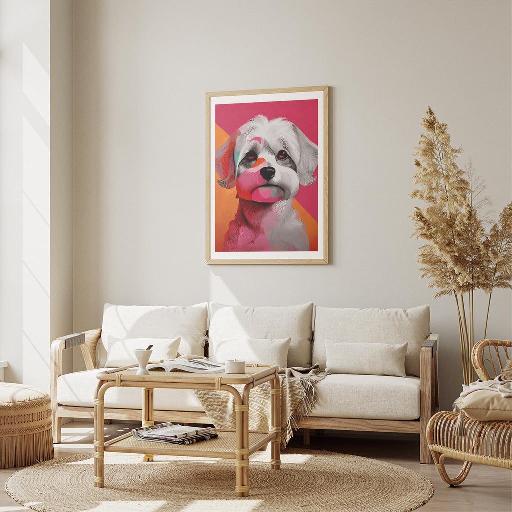 Maltese Modern Pop Dog Series image 2