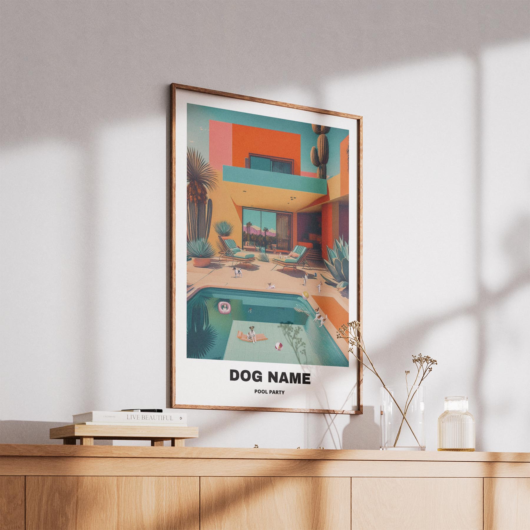 Fox Terrier Custom Pool Party WITH TEXT image 5