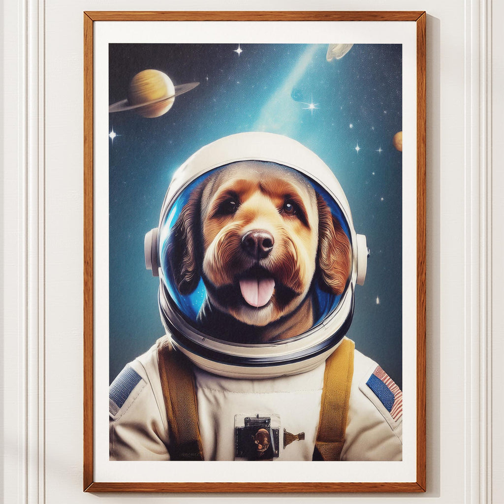 Spanish Water Dog Astronaut Dog Series image 10