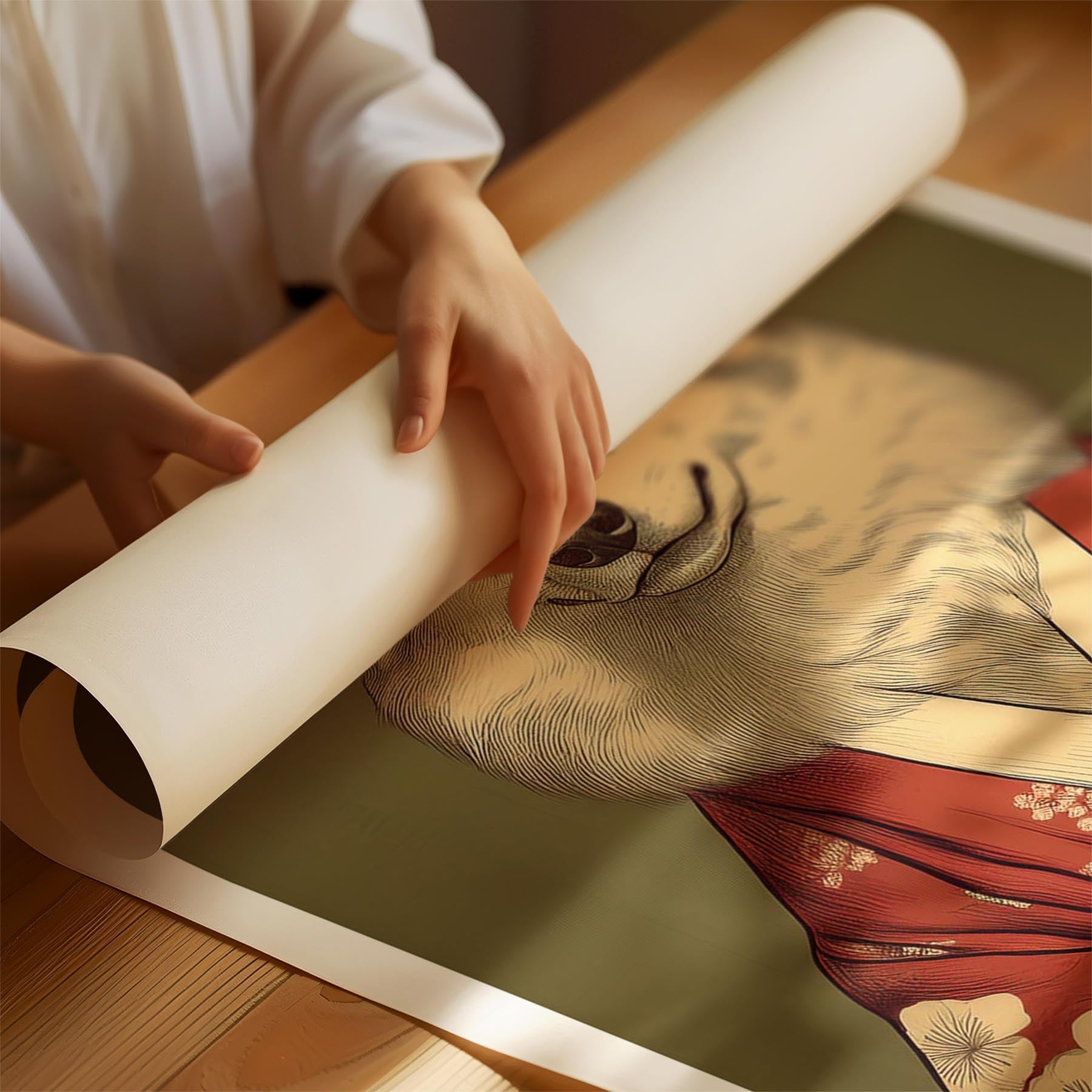 Samoyed Japanse Kimono Dog Series image 1