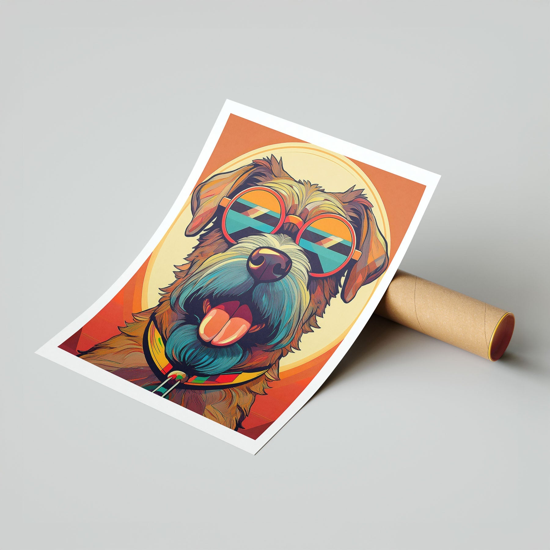 Irish Terrier In Colourful Sunnies 2 image 7