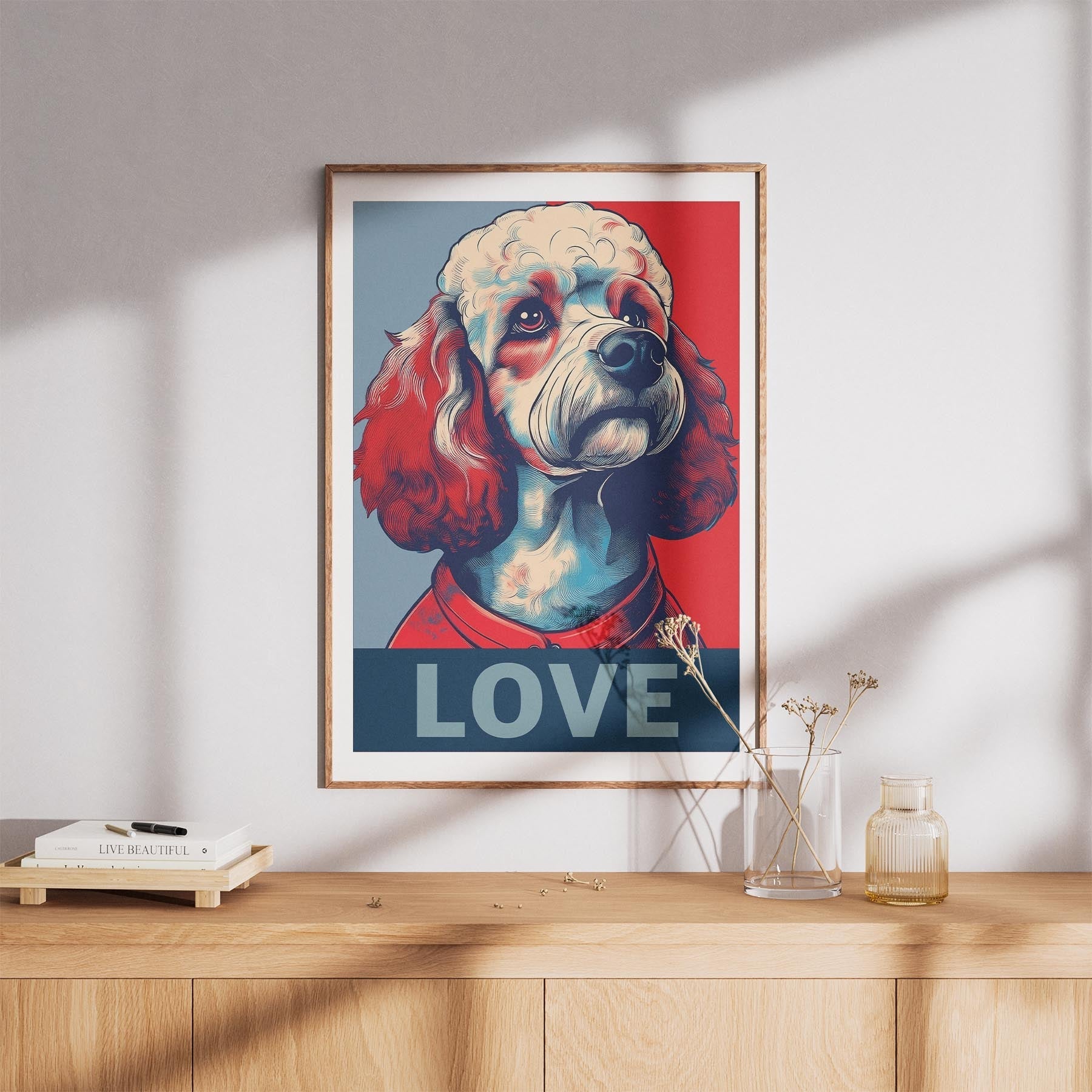 Poodle LOVE Series Inspired by the Obama Poster image 8