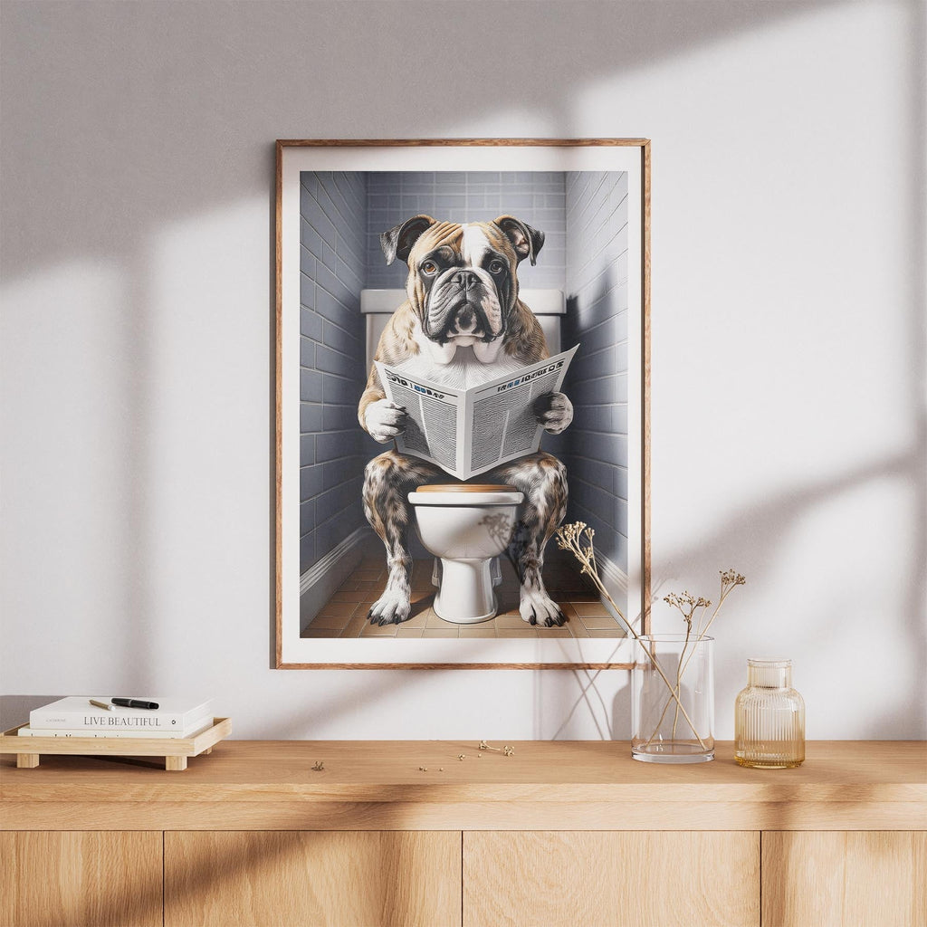 Bulldog Toilet Humour Dog Series 6 image 8