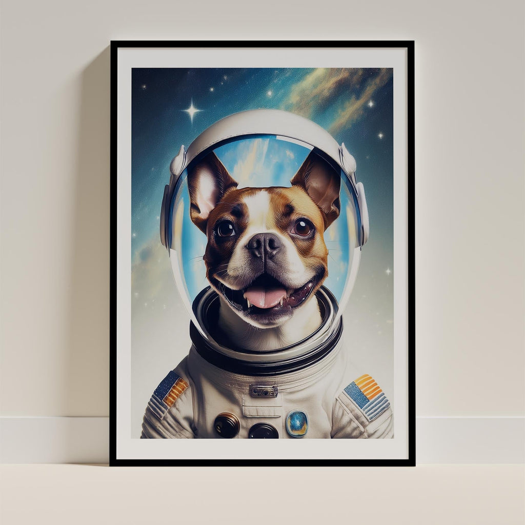 Boston Terrier Astronaut Dog Series image 0