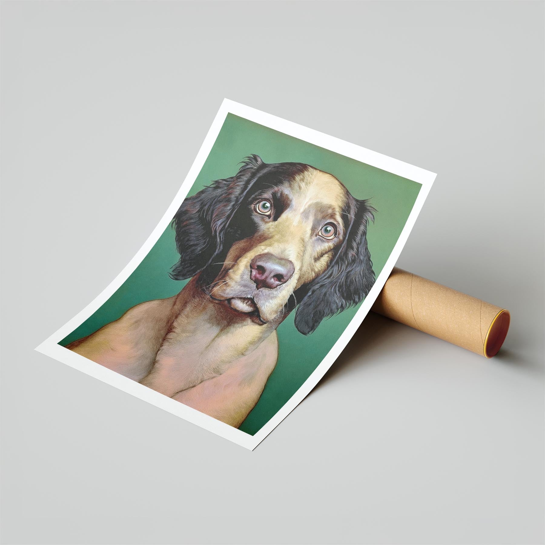Gordon Setter Green Painted Series image 6