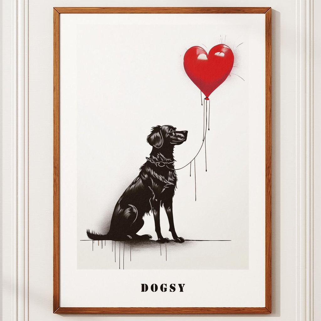 Maremma DOGSY Series inspired by the Art of Banksy with text Dogsy image 10