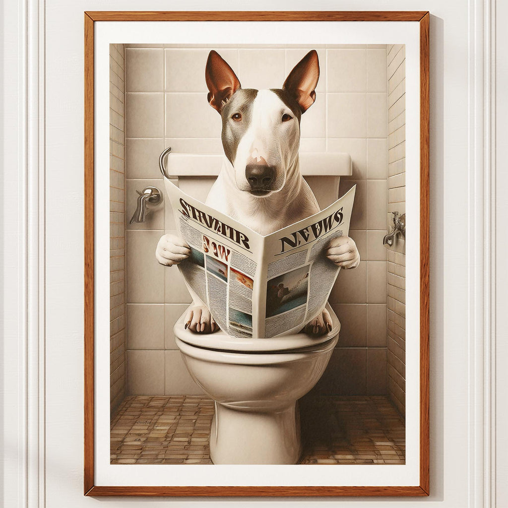 Bull Terrier Toilet Humour Dog Series 3 image 10