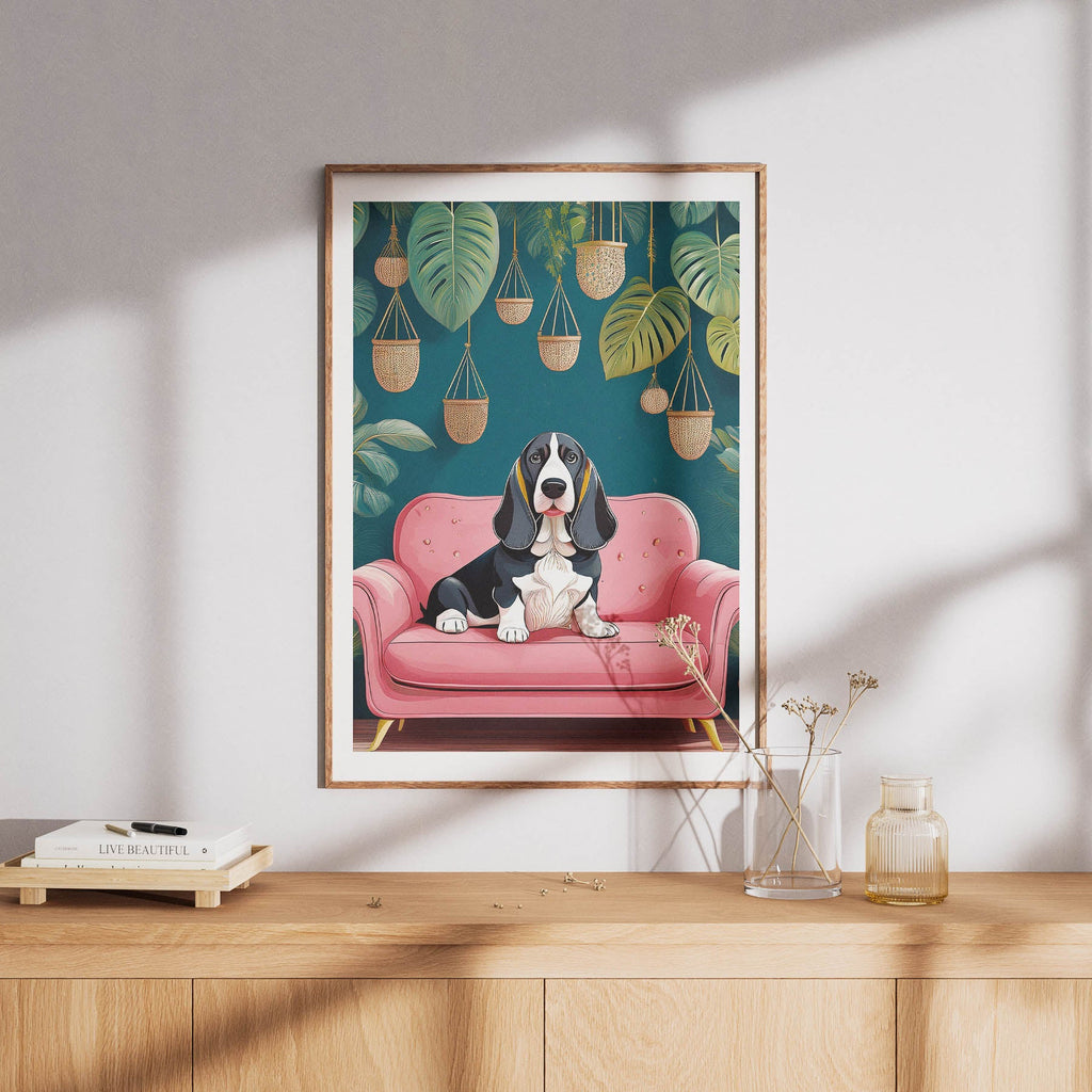 Basset Hound  Just Lounging Around image 8