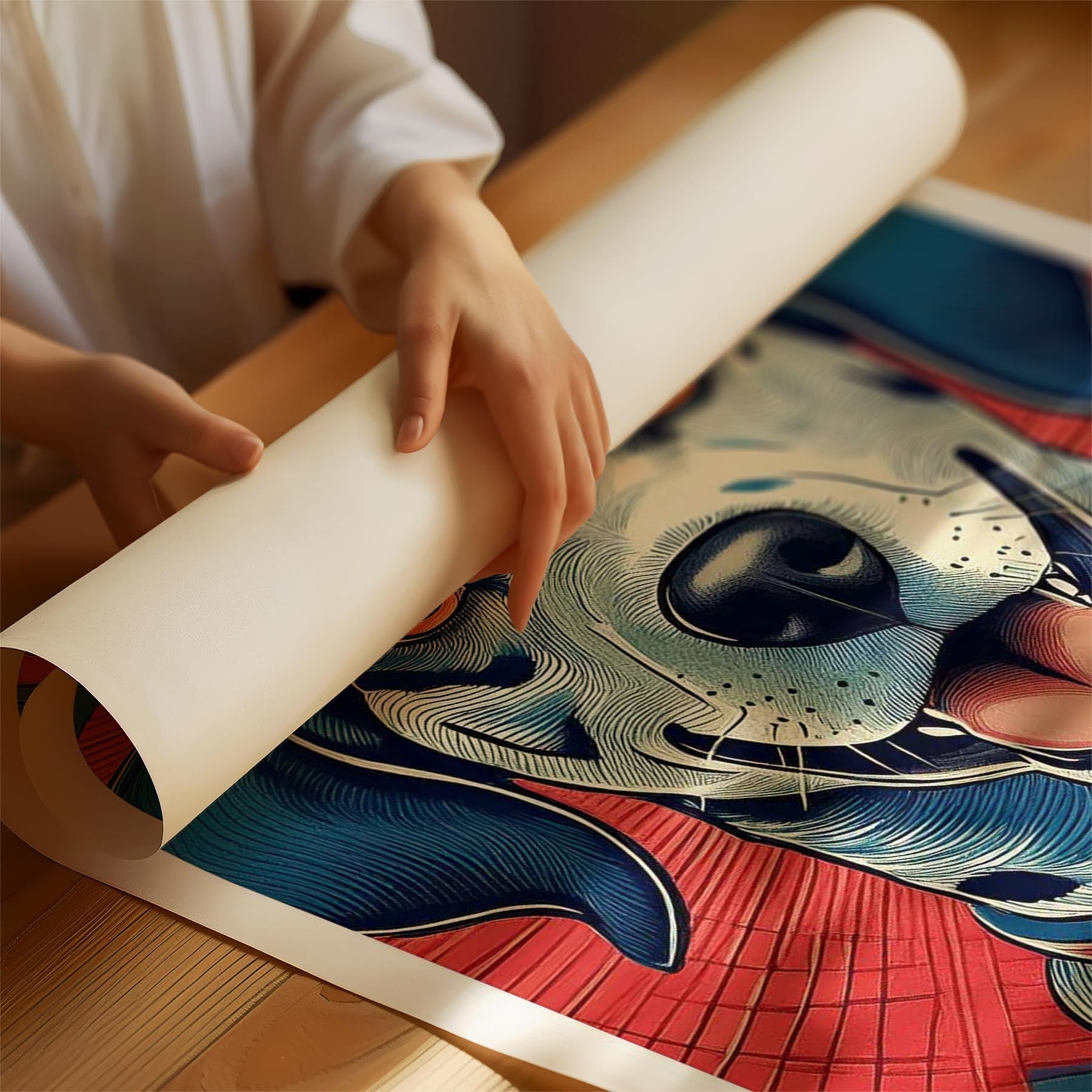 Dalmatian Hokusai Japanese Inspired Dog Series image 1