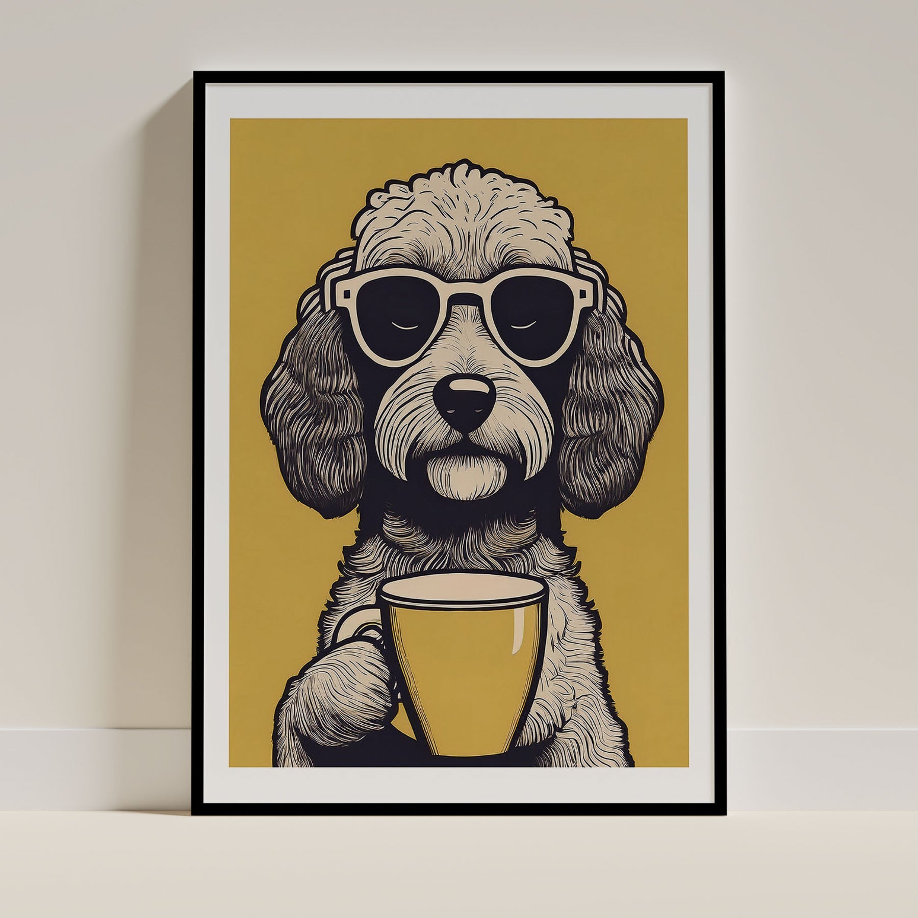 Cavooodle Chillin Coffee Dog image 0