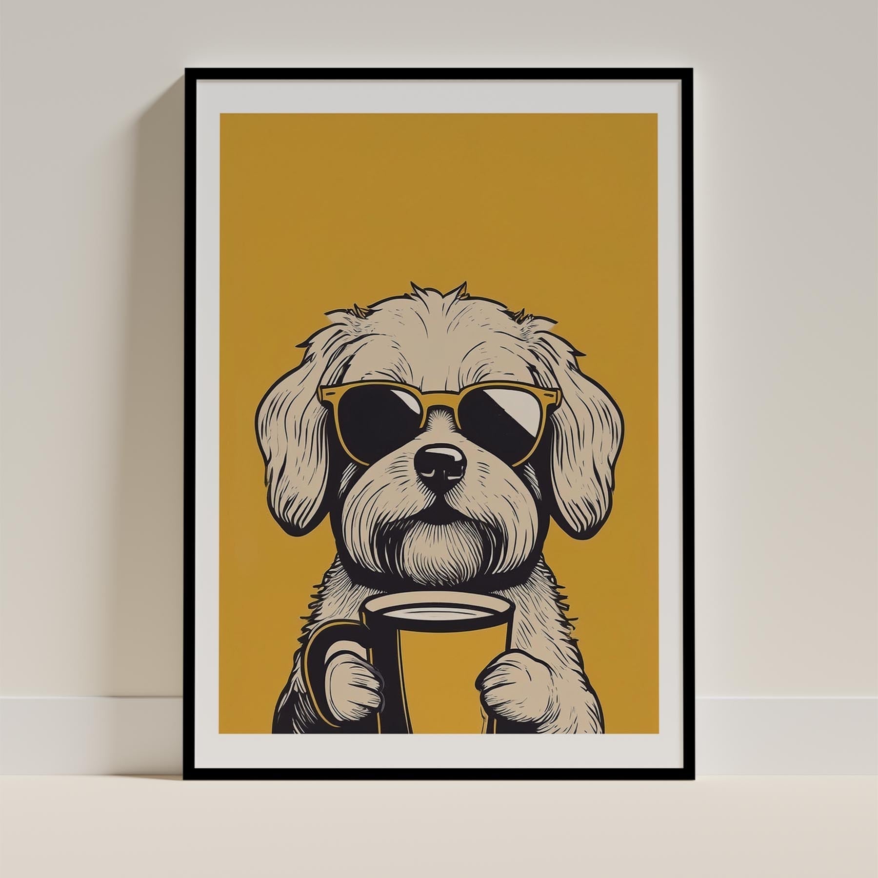 Maltese Chillin Coffee Dog image 11