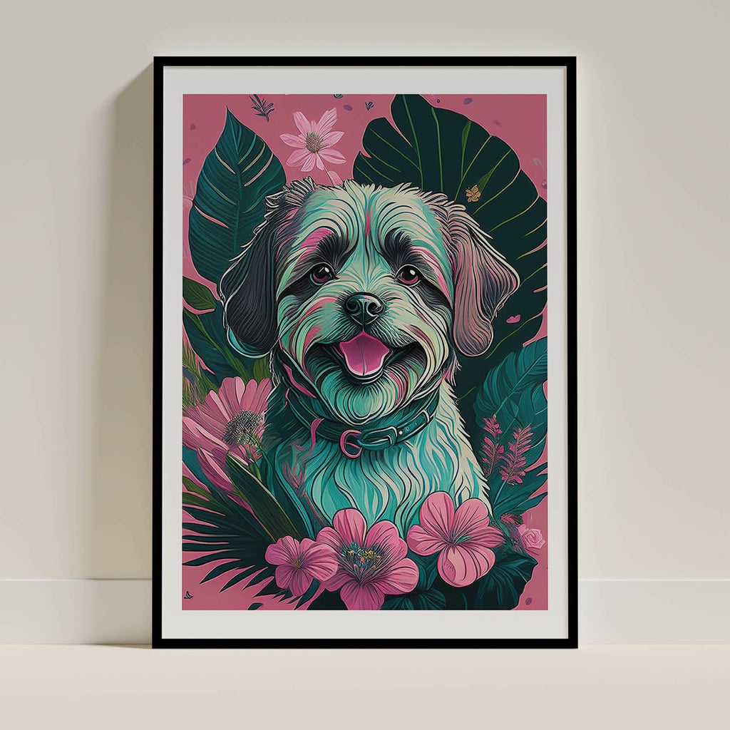 Maltese Flowery Dog image 0