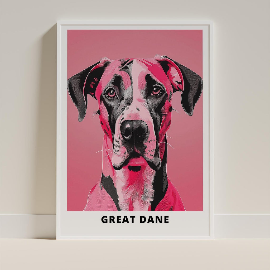Great Dane Pink and Black Dog Series 5 image 9