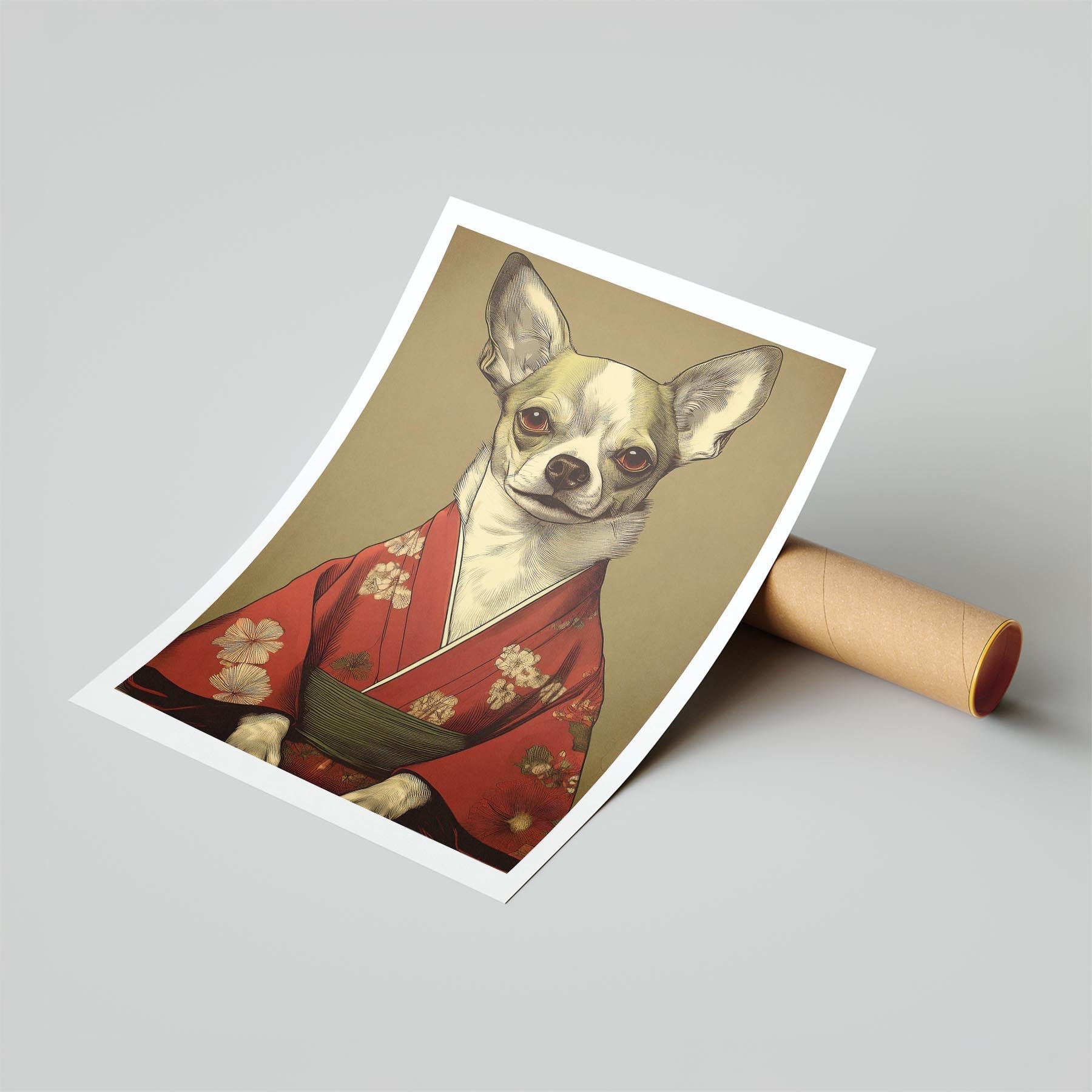 Chihuahua Japanse Kimono Dog Series image 6