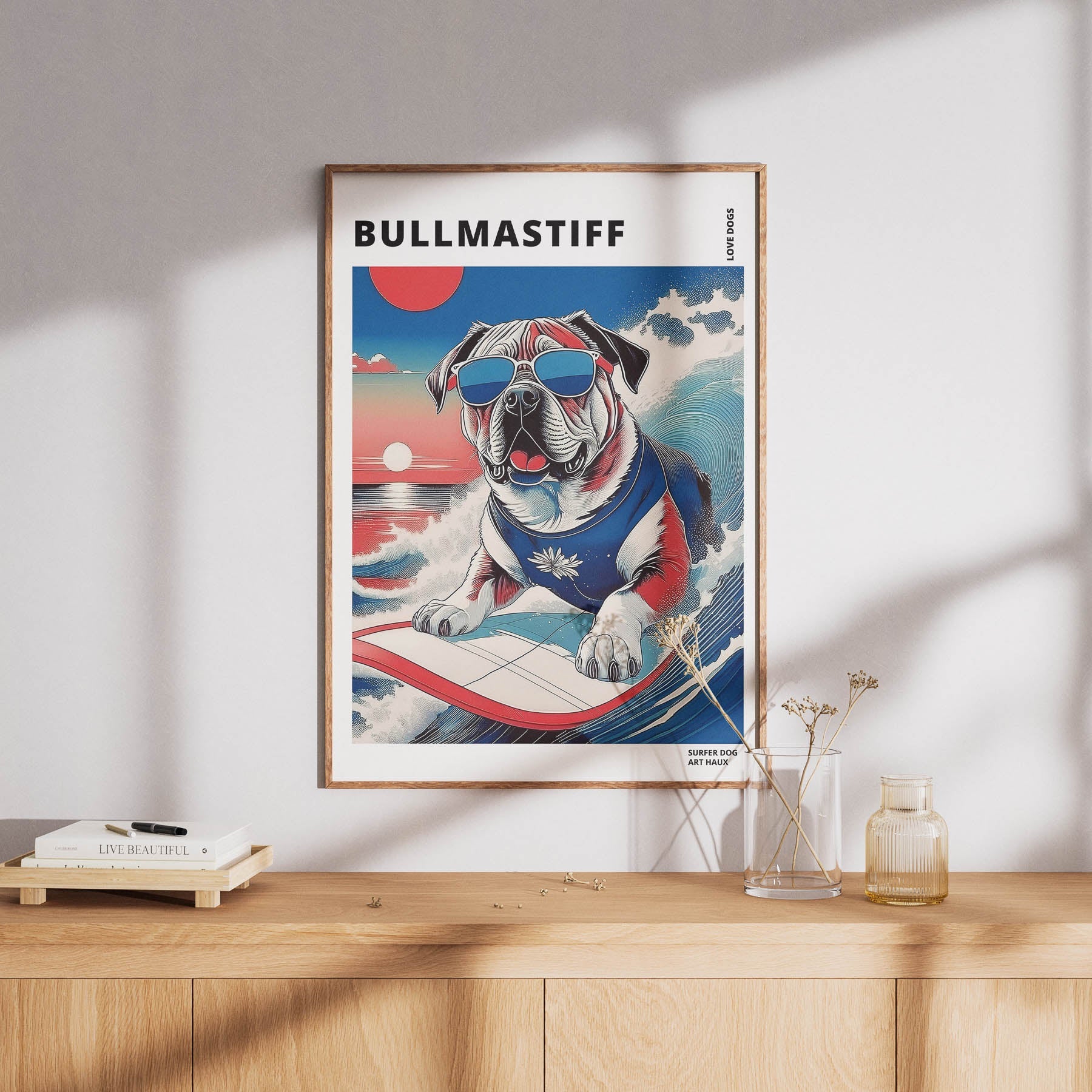 Bullmastiff Hokosai Surfer Dogs 1 image 8