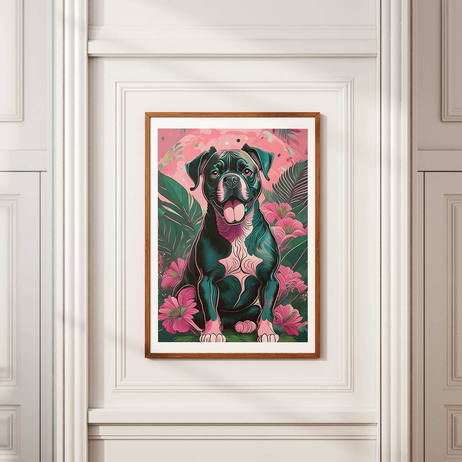 Boxer 1 Flowery Dog image 3