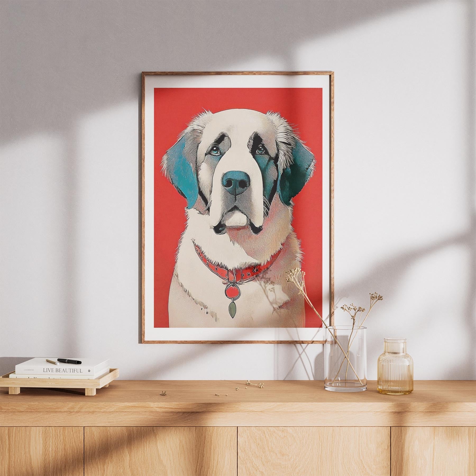 Saint Bernard Red Dog Series image 8