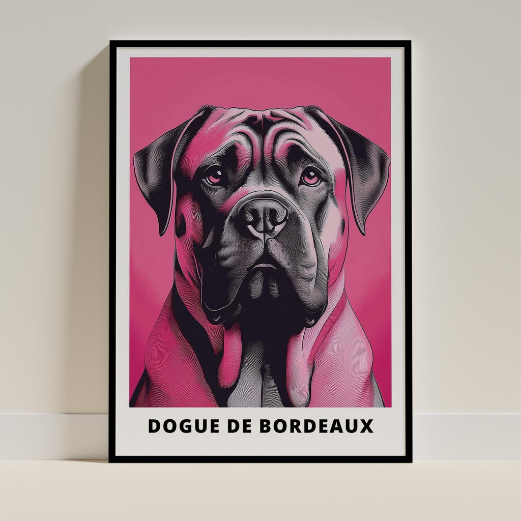 Dogue de Bordeaux Pink and Black Dog Series 1 image 0