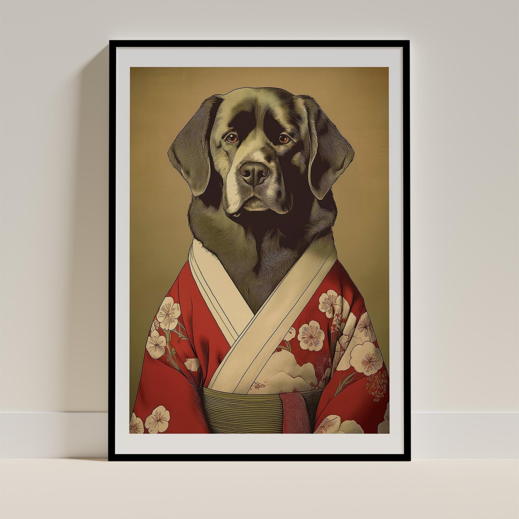 Newfoundland Japanse Kimono Dog Series image 0