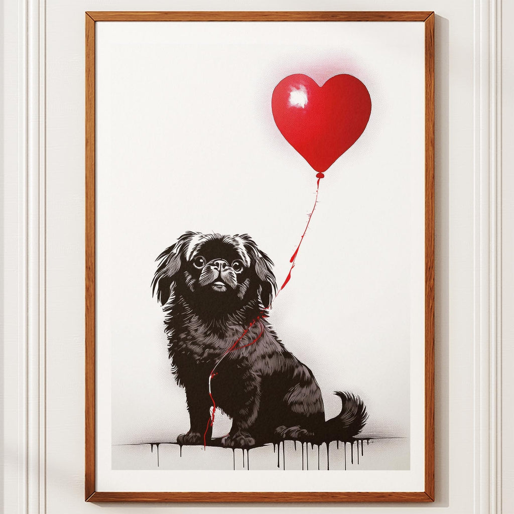 Pekingese DOGSY Series inspired by the Art of Banksy image 10
