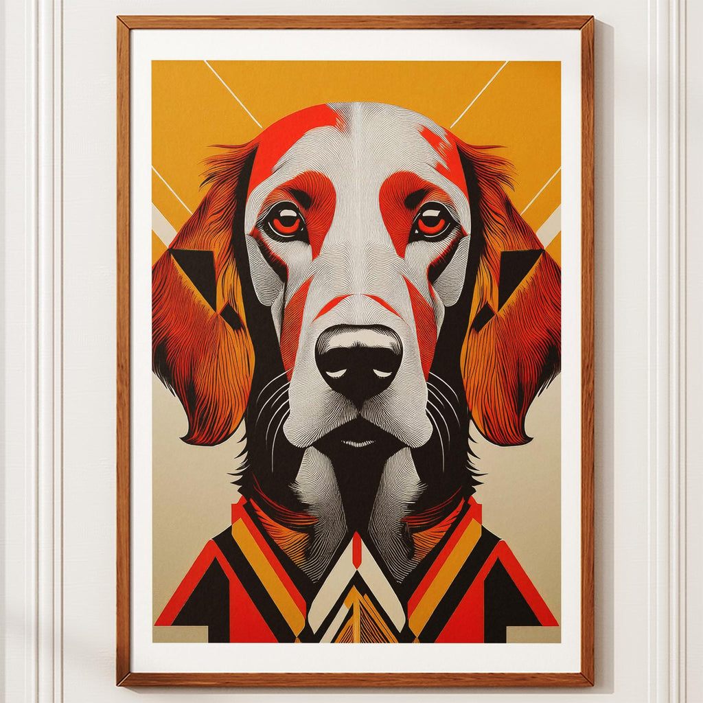 Irish Setter Geometric Orange Series image 10
