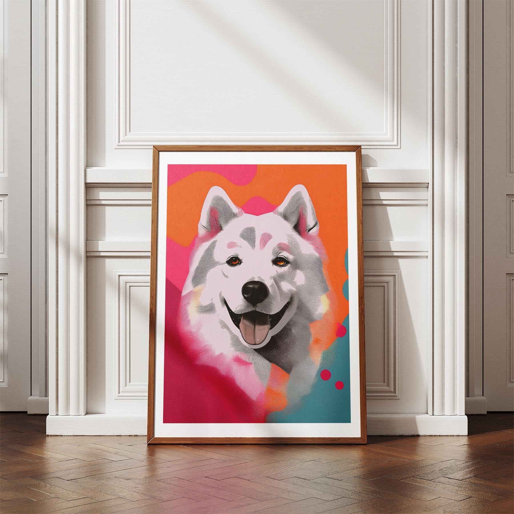 Samoyed Modern Pop Dog Series image 4