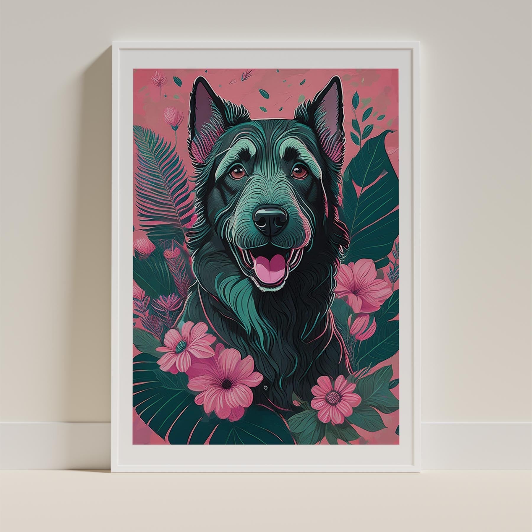 Wolfhound Flowery Dog image 10