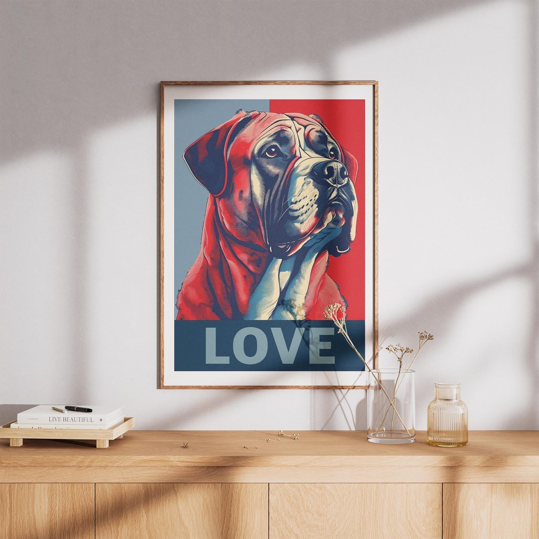 Mastiff LOVE Series Inspired by the Obama Poster image 8