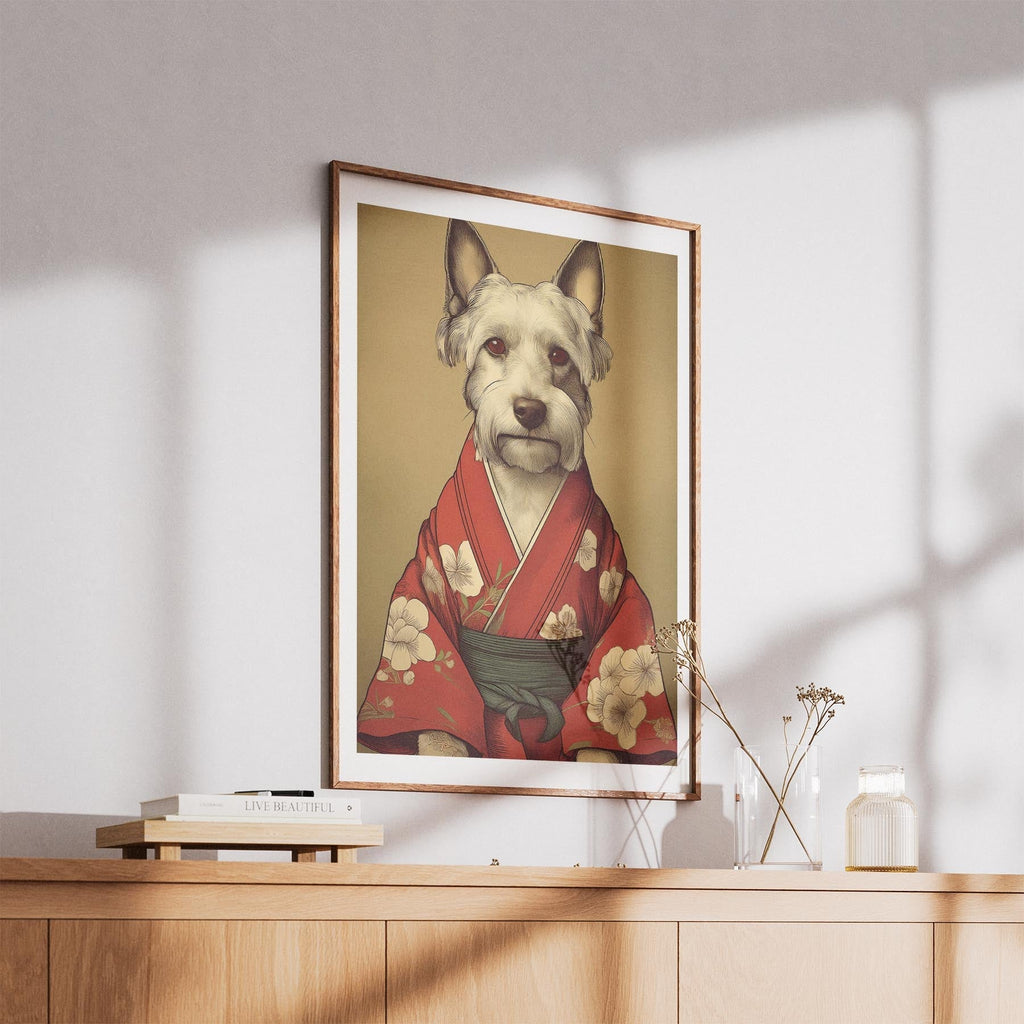 Scottish Terrier Japanse Kimono Dog Series image 5