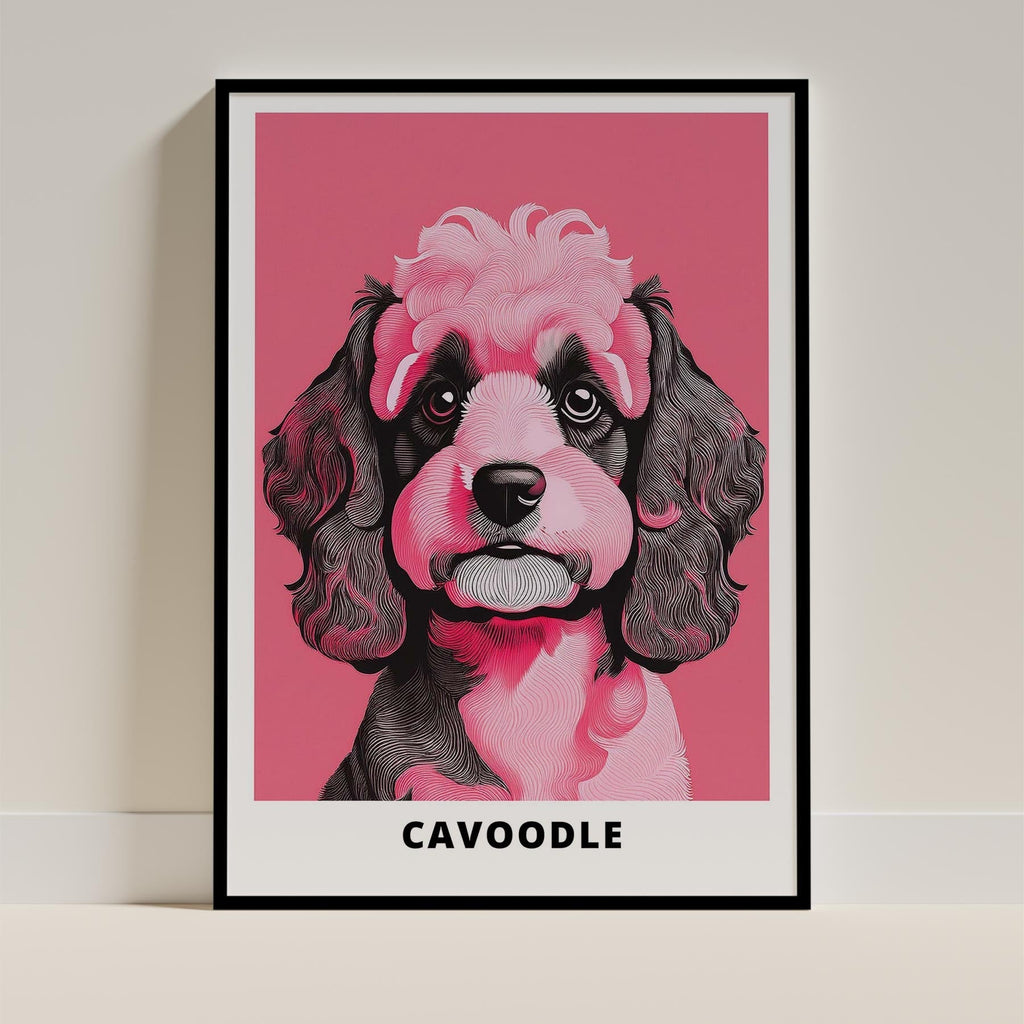 Cavoodle Pink and Black Dog Series 2 image 0