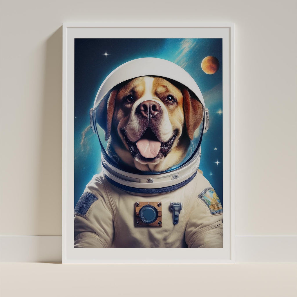 Saint Bernard Astronaut Dog Series image 9