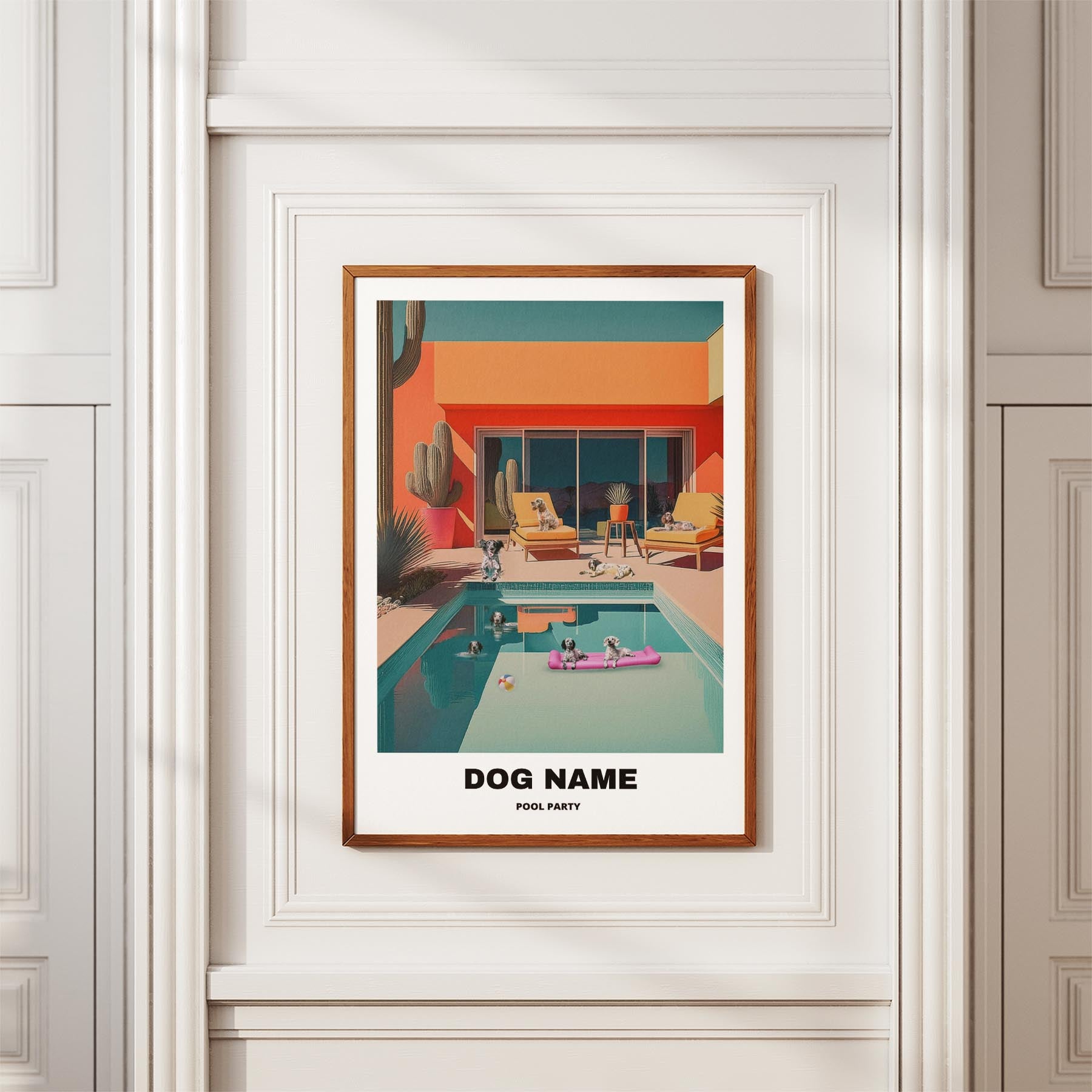 English Setter Custom Pool Party WITH TEXT image 3