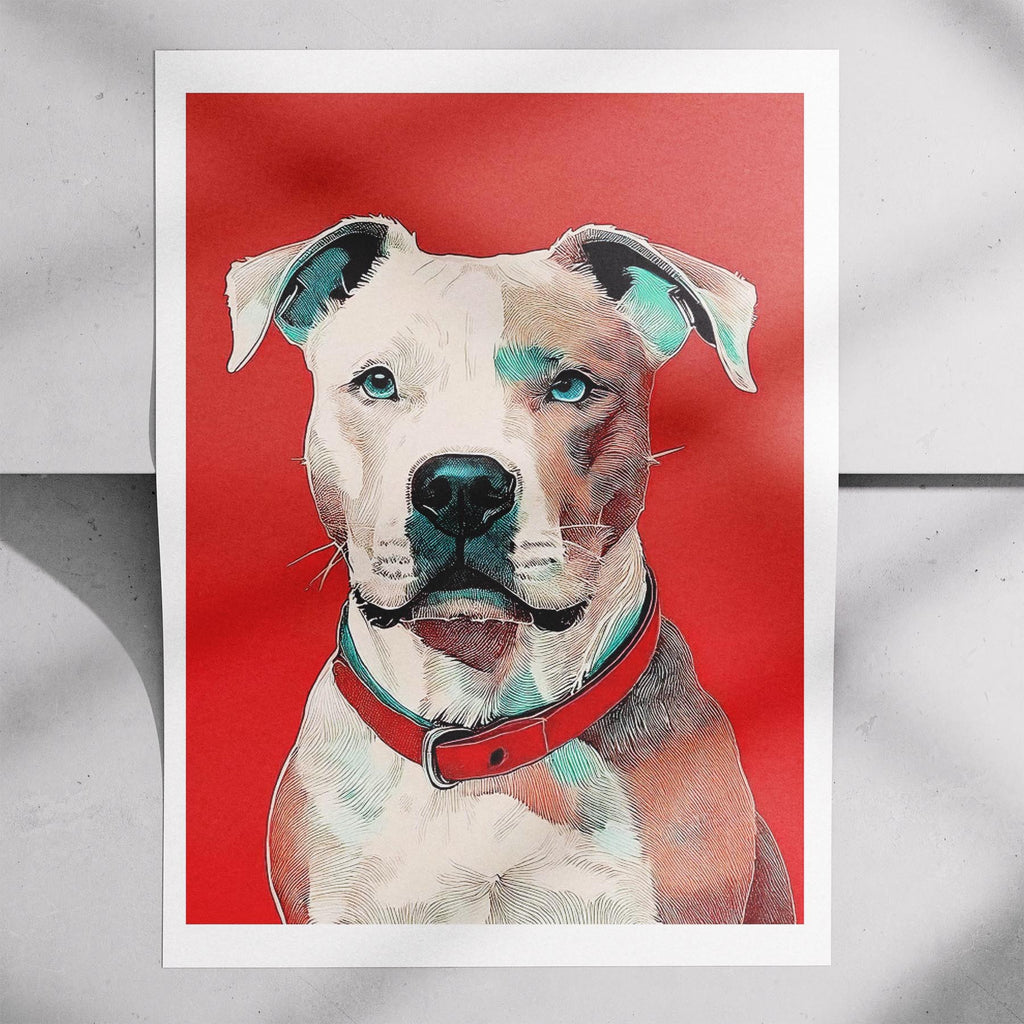 American Staffordshire Terrier Red Dog Series image 7