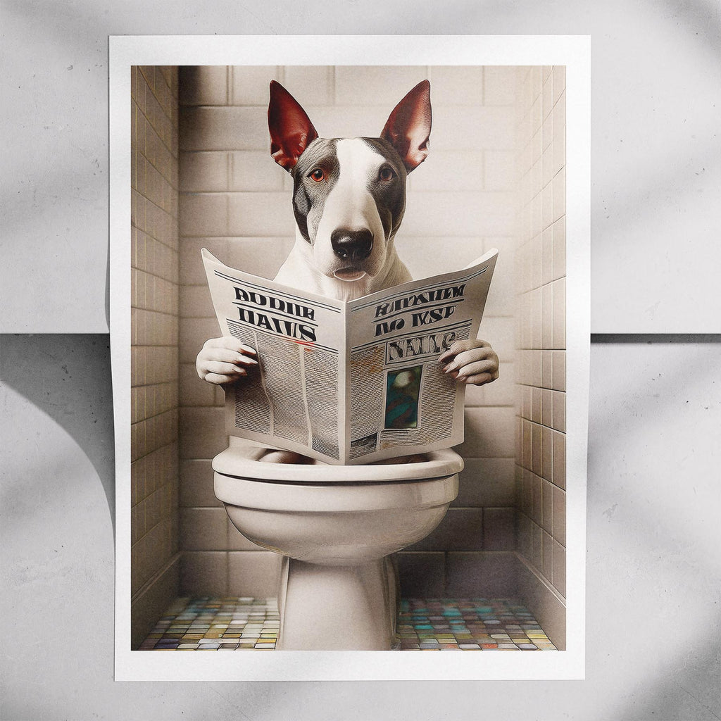 Bull Terrier Toilet Humour Dog Series 4 image 7