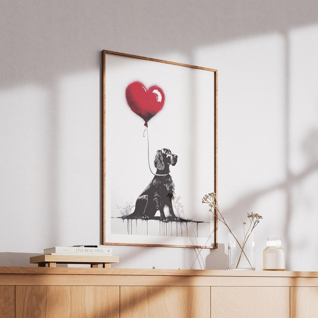 Gordon Setter DOGSY Series inspired by the Art of Banksy image 5