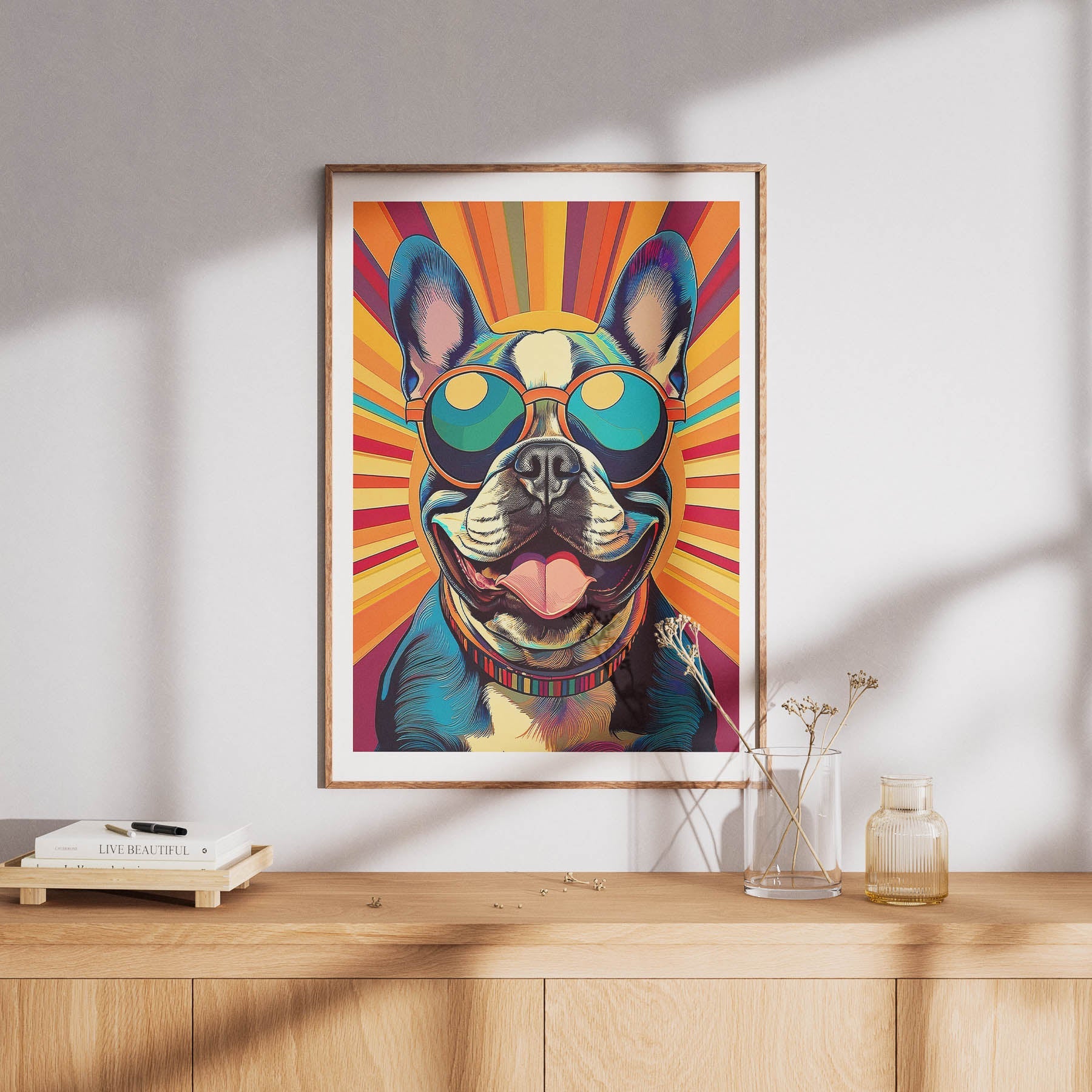 French Bull Dog In Colourful Sunnies 8 image 8