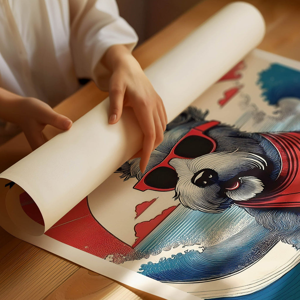 Scottish Terrier Hokosai Surfer Dogs 1 image 3