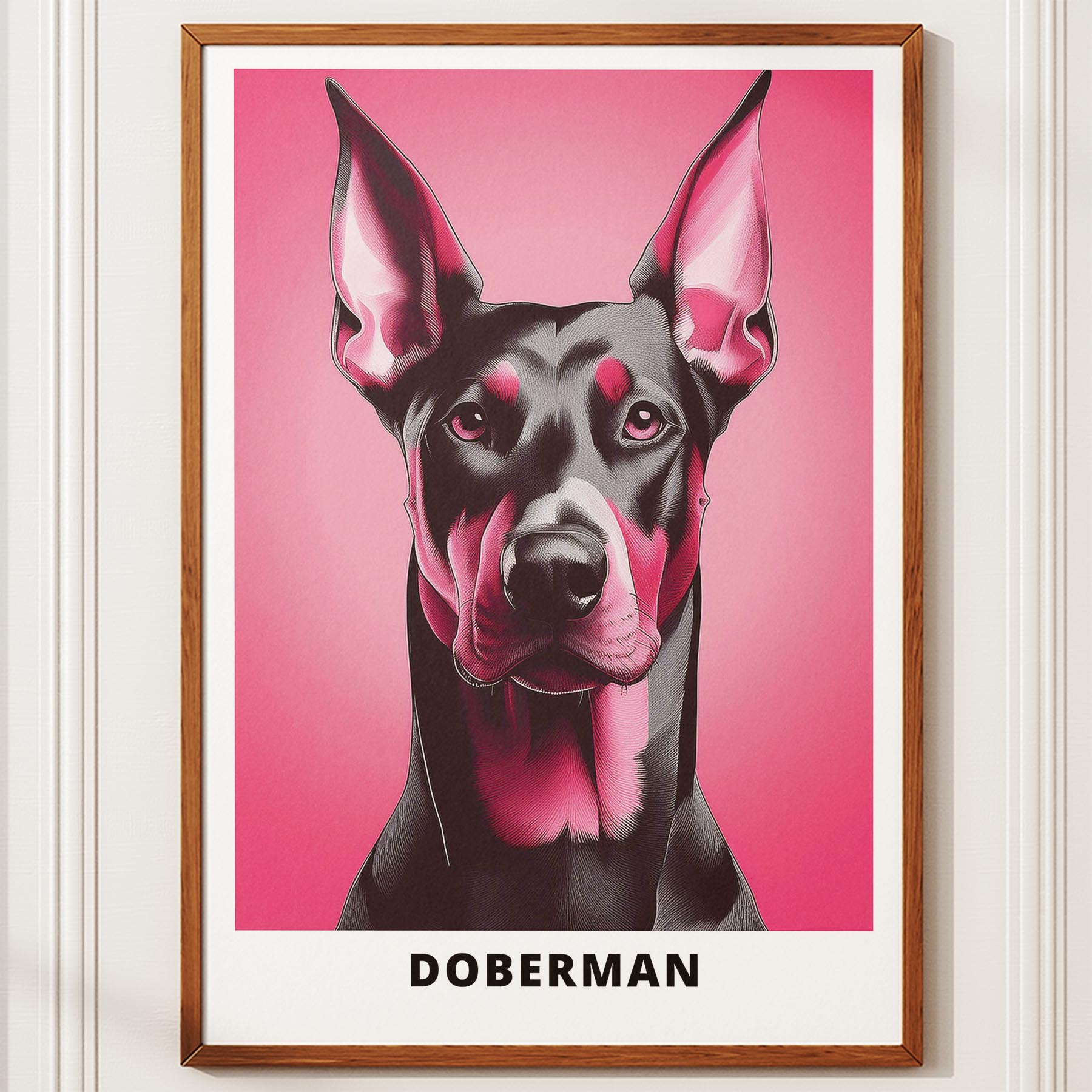 Doberman Pink and Black Dog Series 1 image 10